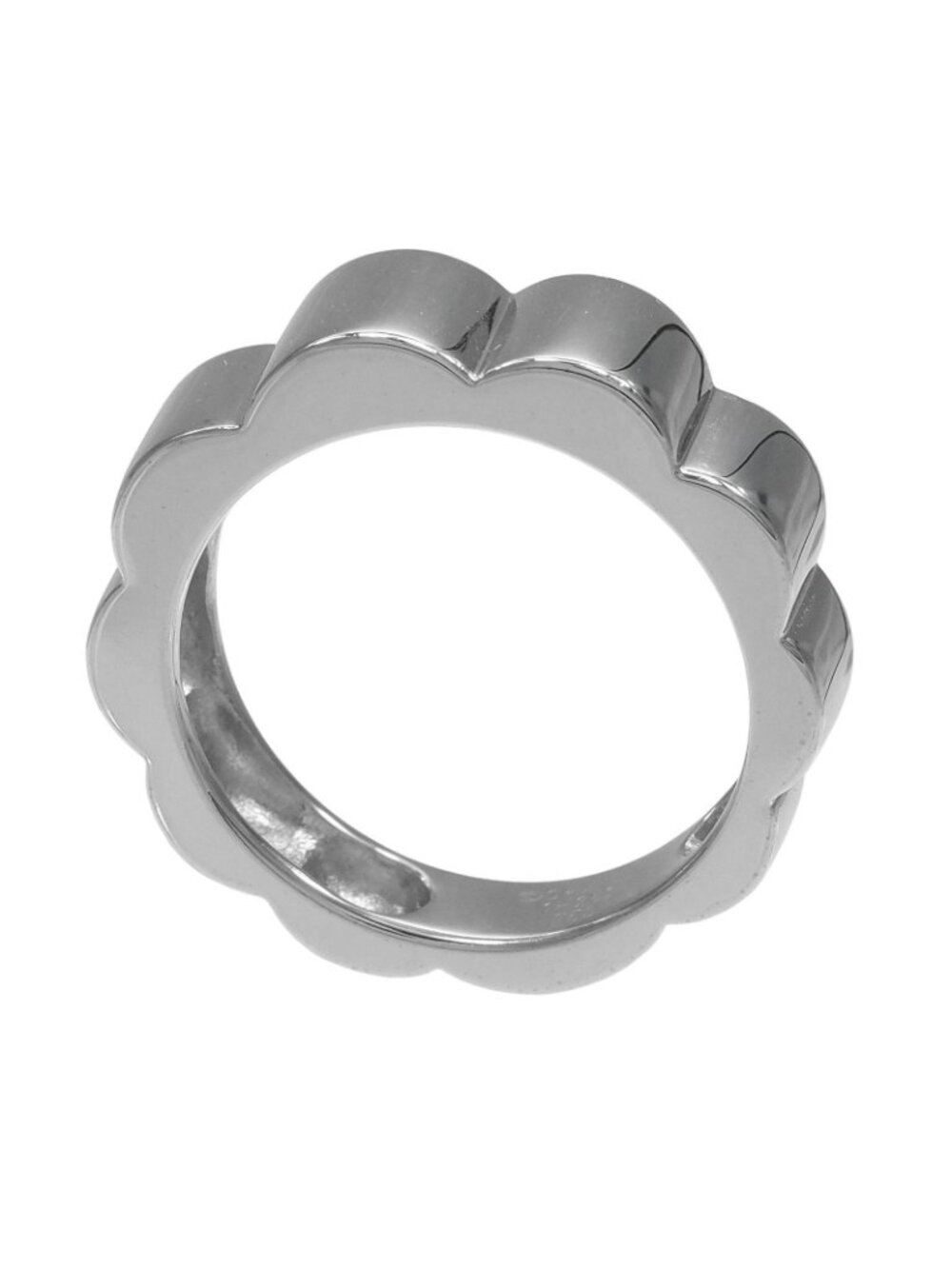 Chanel Profile Camellia White Gold Ring - Picture 4 of 11